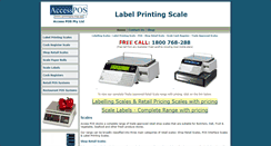 Desktop Screenshot of labelprintingscale.com.au