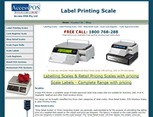Tablet Screenshot of labelprintingscale.com.au